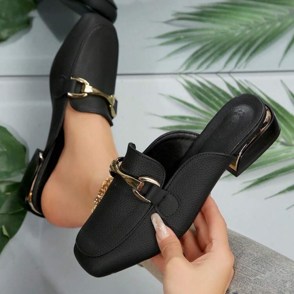 Slip On Mule Loafers